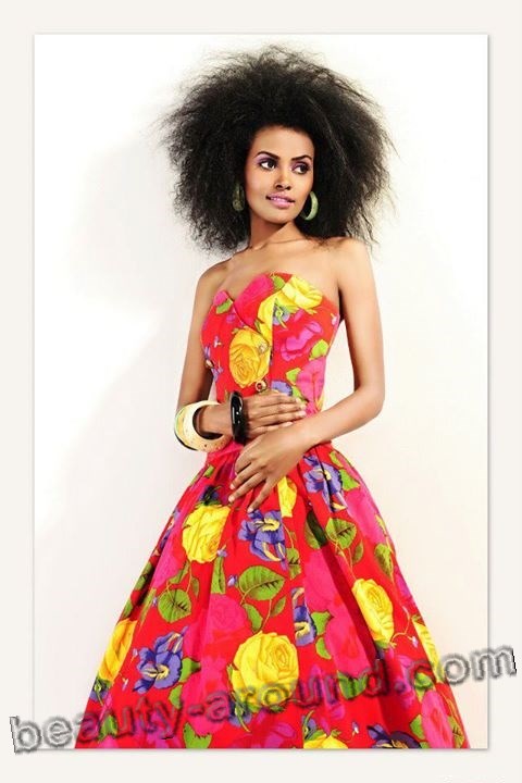 Mearg Tareke американская модель с эфиопскими корнями фото