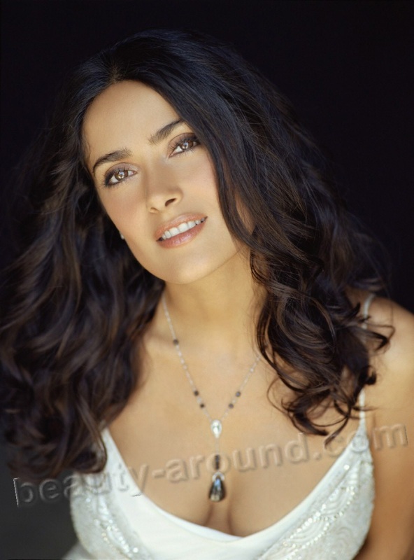 Salma Valgarma Hayek beautiful Mexican Hollywood actress photos