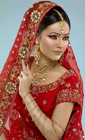 The Indian make-up photos